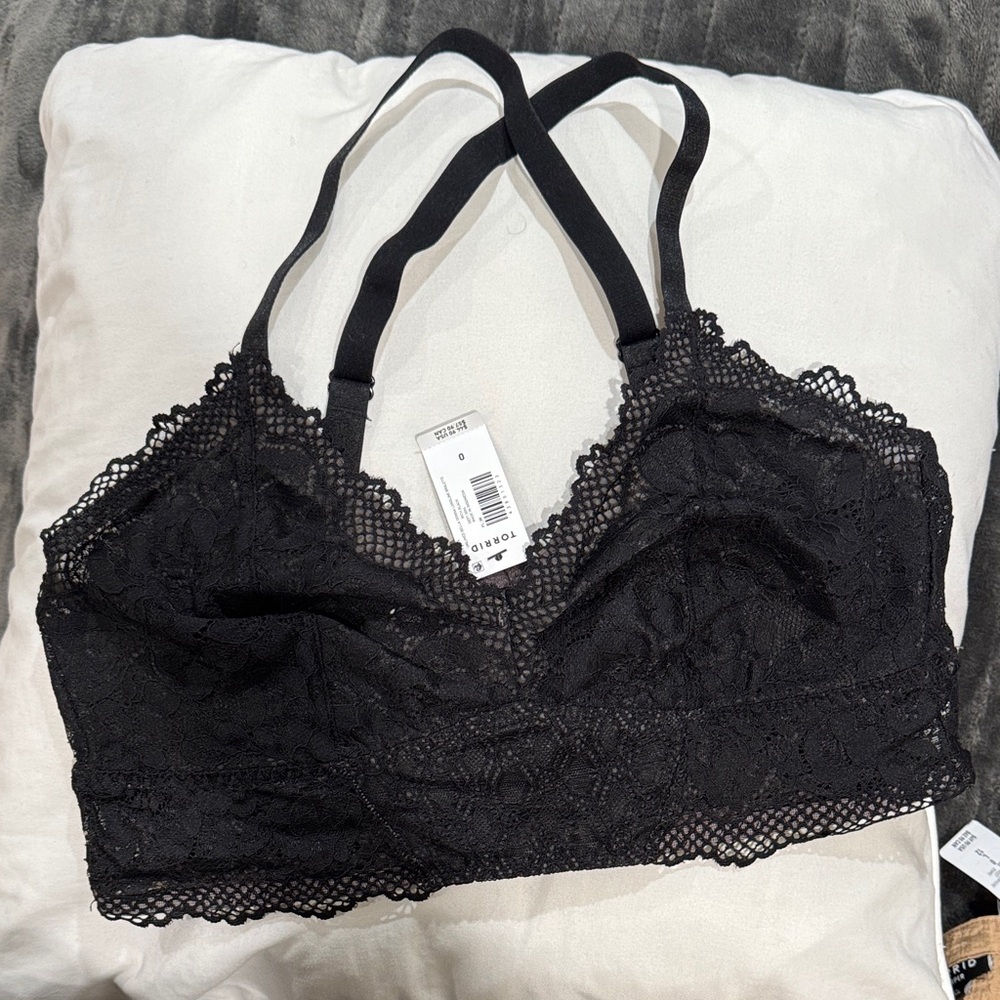 Torrid Black Lace Bralette